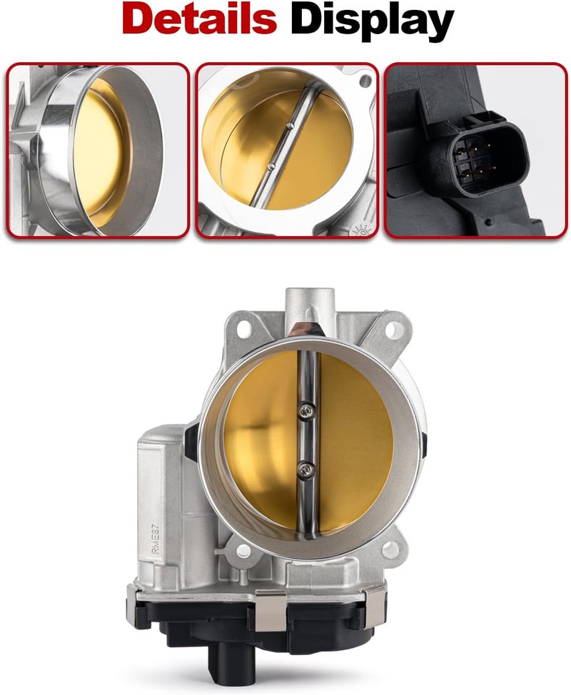 VANBOL Electronic Throttle Body Fit for 2009-2015 Chevy Silverado Suburban Express Avalanche Tahoe Trailblazer GMC Sierra Yukon Envoy Savana Cadillac Escalade ESV EXT CTS 4.8L 5.3L 6.0L 6.2L 12601387 - Image 3